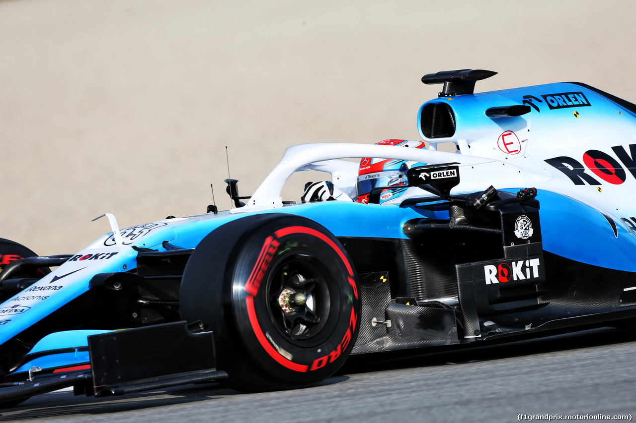 TEST F1 BARCELLONA 20 FEBBRAIO, George Russell (GBR) Williams Racing FW42.
20.02.2019.