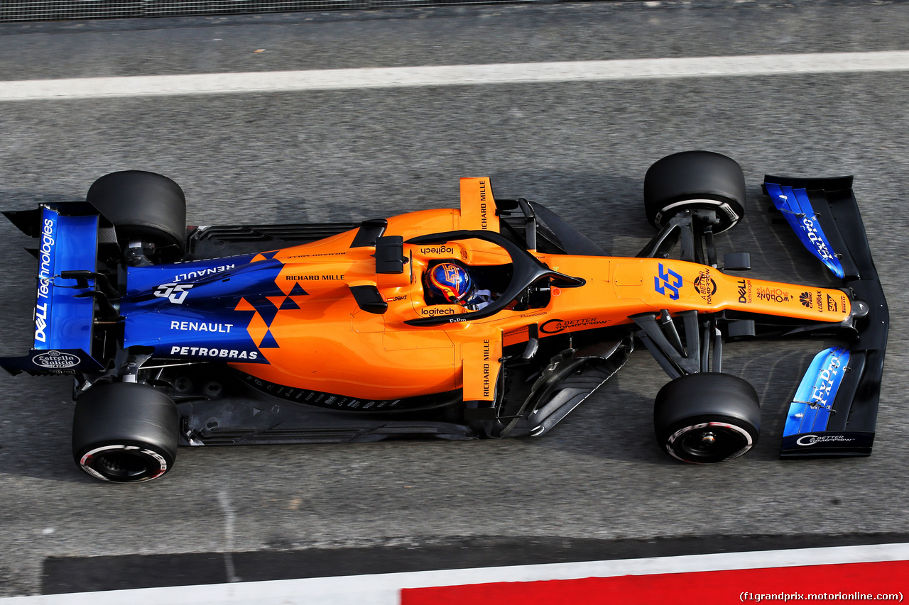 TEST F1 BARCELLONA 20 FEBBRAIO, Carlos Sainz Jr (ESP) McLaren MCL34.
20.02.2019.