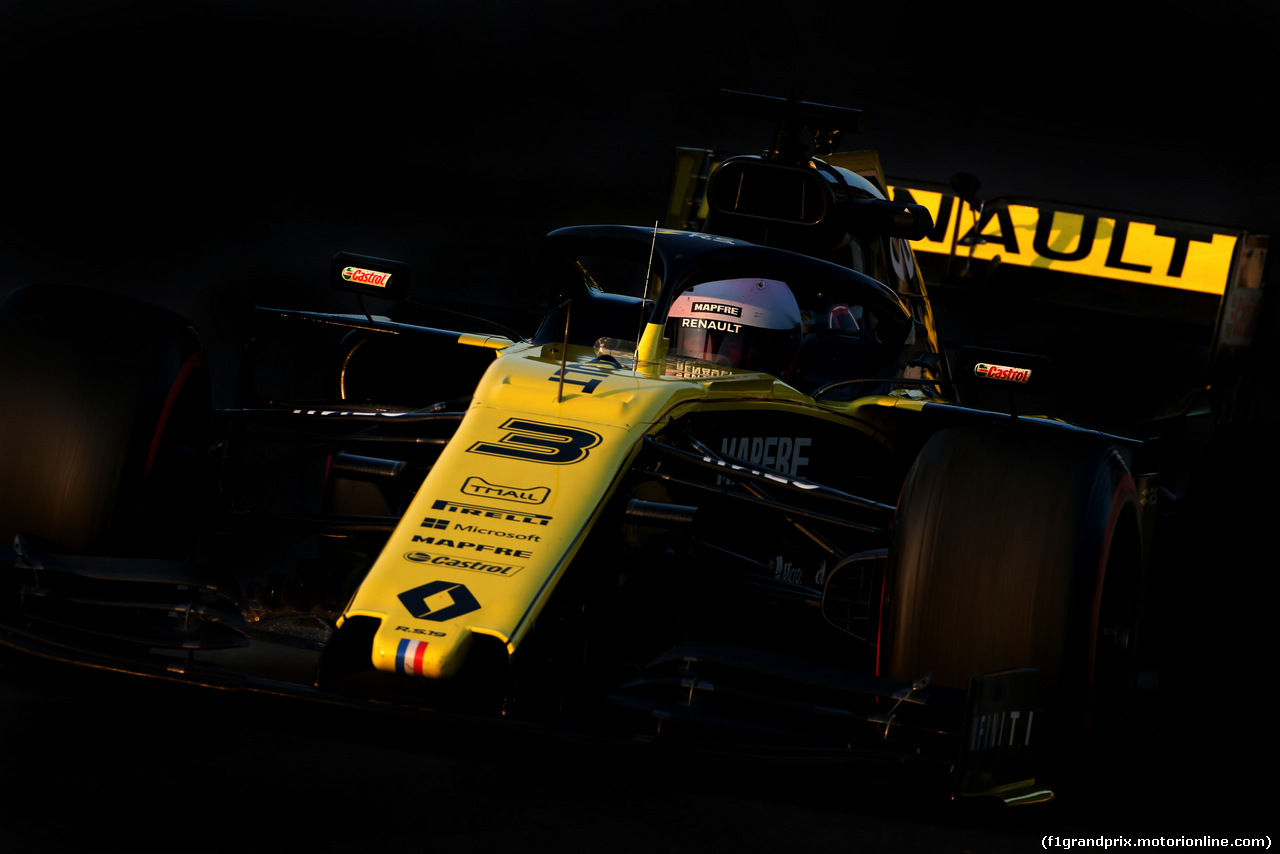 TEST F1 BARCELLONA 20 FEBBRAIO, Daniel Ricciardo (AUS), Renault F1 Team 
20.02.2019.