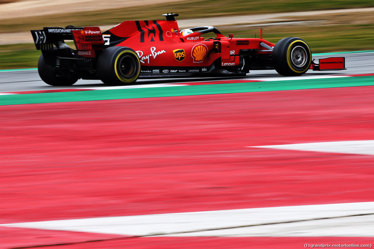 TEST F1 BARCELLONA 20 FEBBRAIO, Sebastian Vettel (GER) Ferrari SF90.
20.02.2019.