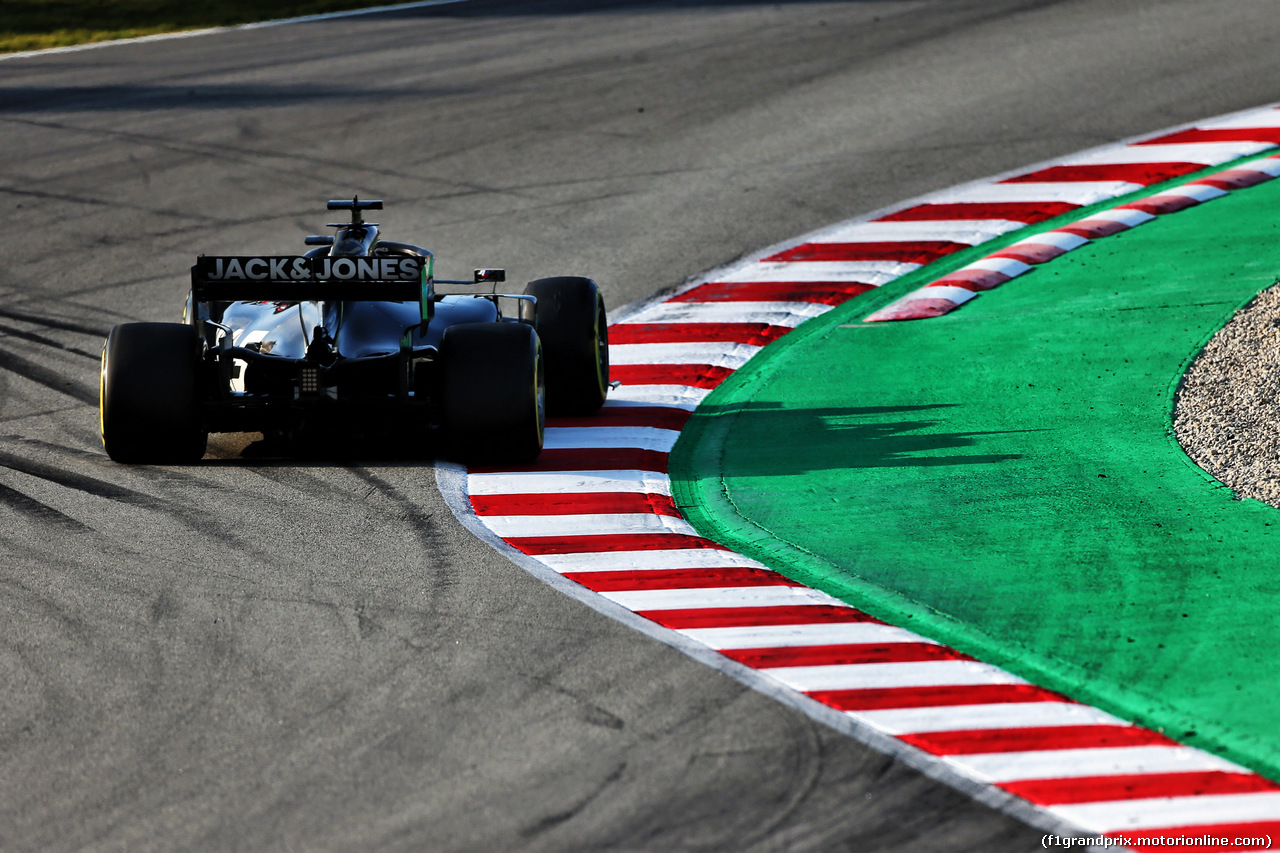 TEST F1 BARCELLONA 20 FEBBRAIO, Romain Grosjean (FRA) Haas F1 Team VF-19.
20.02.2019.