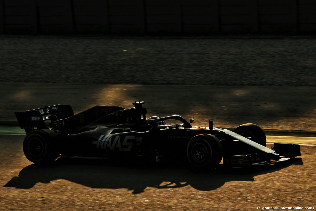 TEST F1 BARCELLONA 20 FEBBRAIO, Romain Grosjean (FRA) Haas F1 Team VF-19.
20.02.2019.
