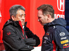 TEST F1 BARCELLONA 21 FEBBRAIO, (L to R): Toyoharu Tanabe (JPN) Honda F1 Technical Director with Christian Horner (GBR) Red Bull Racing Team Principal.
21.02.2019.
