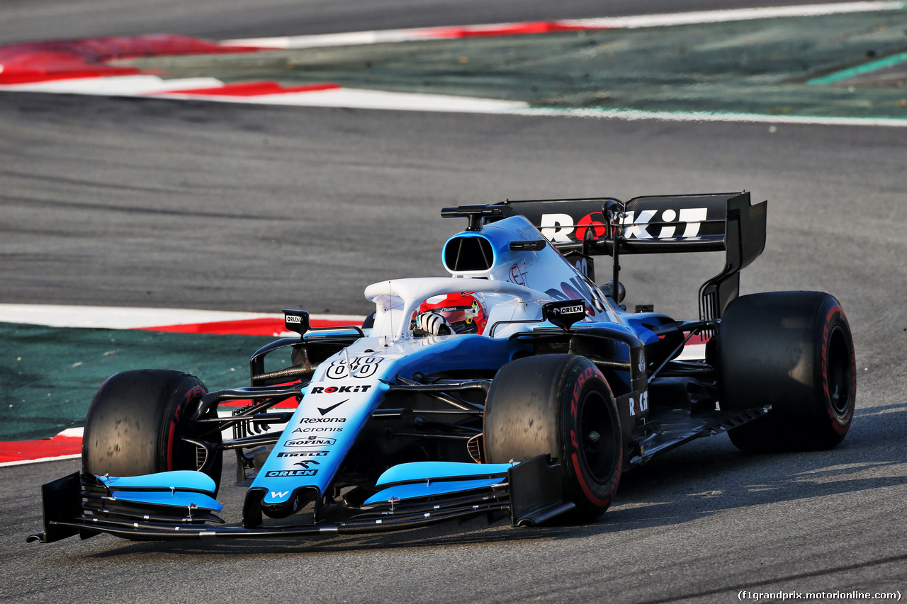 TEST F1 BARCELLONA 21 FEBBRAIO, Robert Kubica (POL) Williams Racing FW42.
21.02.2019.