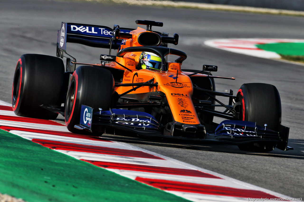 TEST F1 BARCELLONA 21 FEBBRAIO, Lando Norris (GBR) McLaren MCL34.
21.02.2019.