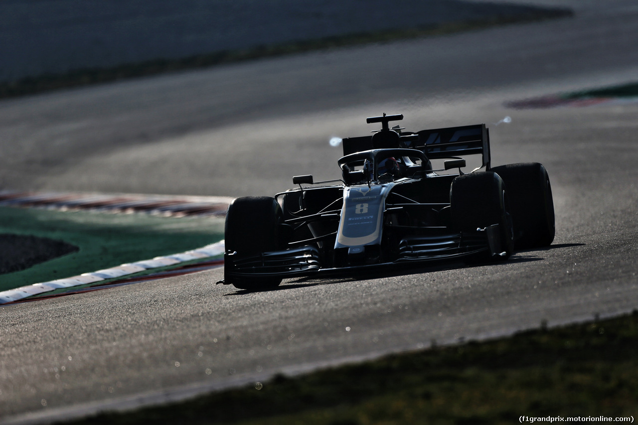 TEST F1 BARCELLONA 21 FEBBRAIO, Romain Grosjean (FRA) Haas F1 Team VF-19.
21.02.2019.