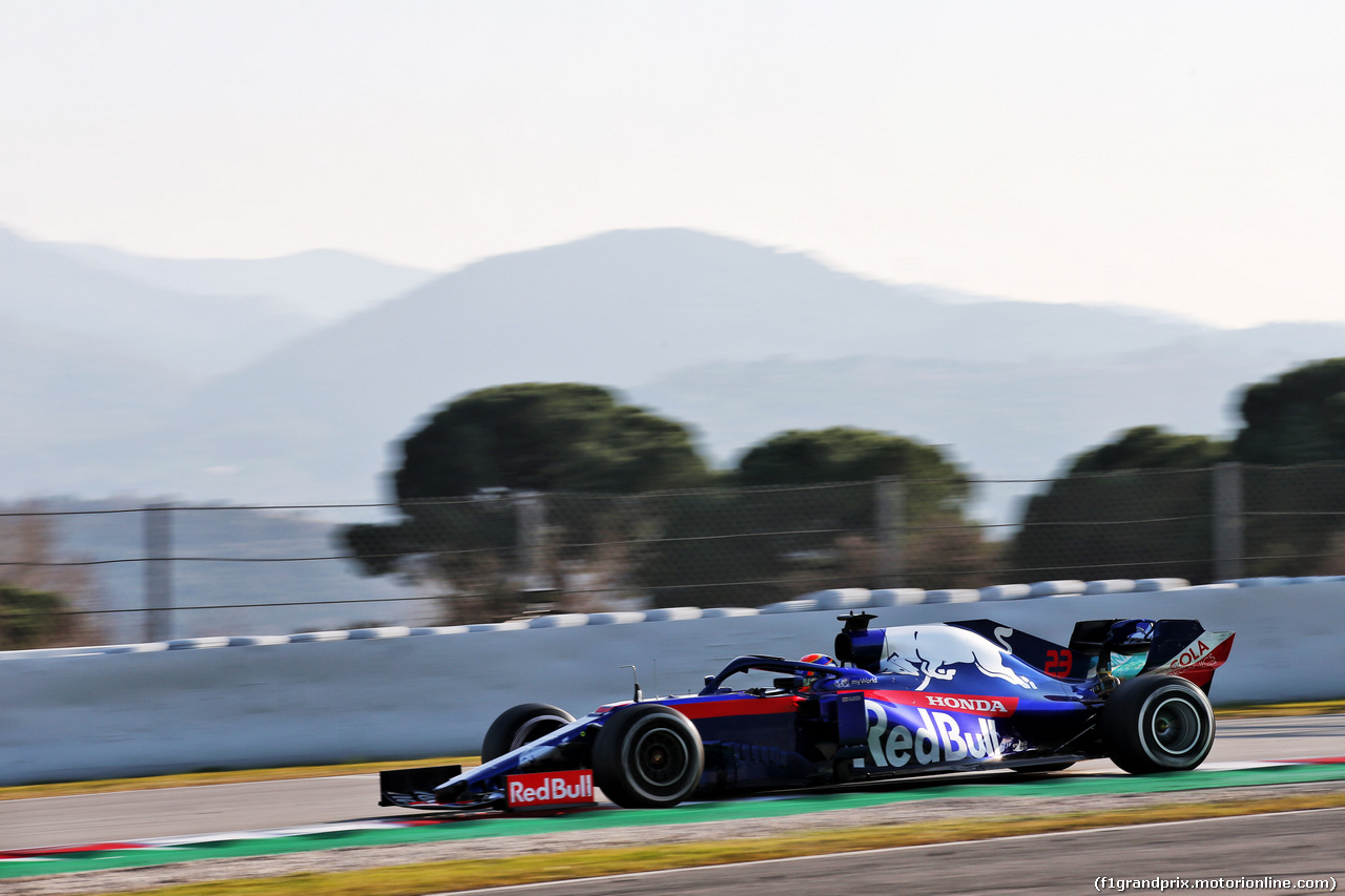 TEST F1 BARCELLONA 21 FEBBRAIO, Alexander Albon (THA) Scuderia Toro Rosso STR14.
21.02.2019.