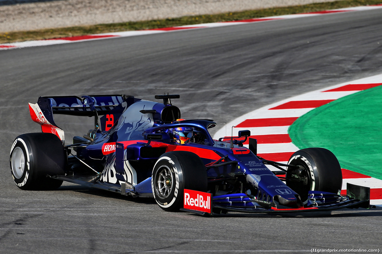 TEST F1 BARCELLONA 21 FEBBRAIO, Alexander Albon (THA) Scuderia Toro Rosso STR14.
21.02.2019.