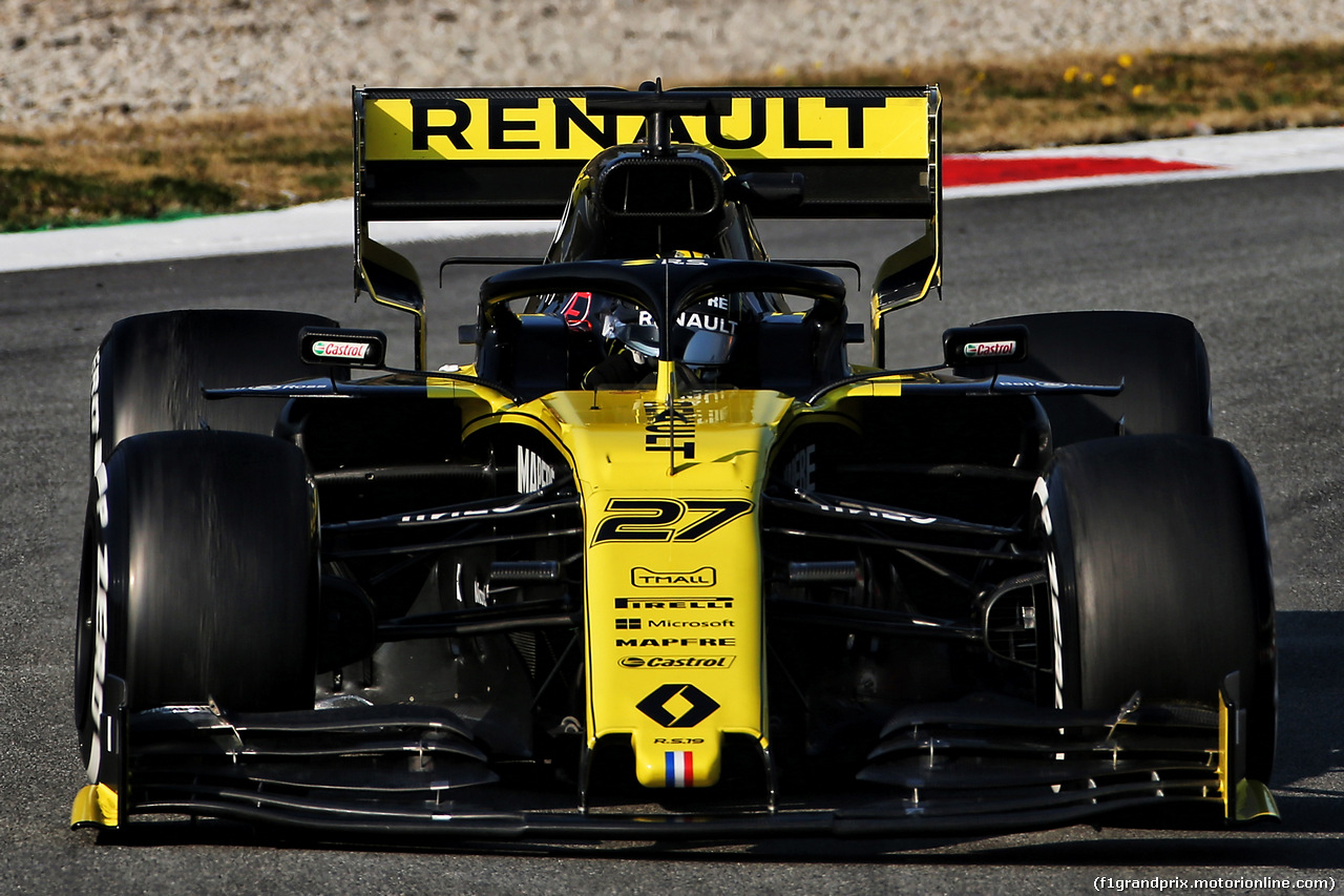 TEST F1 BARCELLONA 21 FEBBRAIO, Nico Hulkenberg (GER) Renault Sport F1 Team RS19.
21.02.2019.