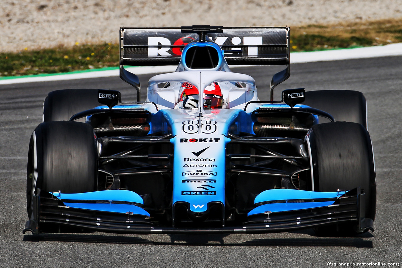 TEST F1 BARCELLONA 21 FEBBRAIO, Robert Kubica (POL) Williams Racing FW42.
21.02.2019.