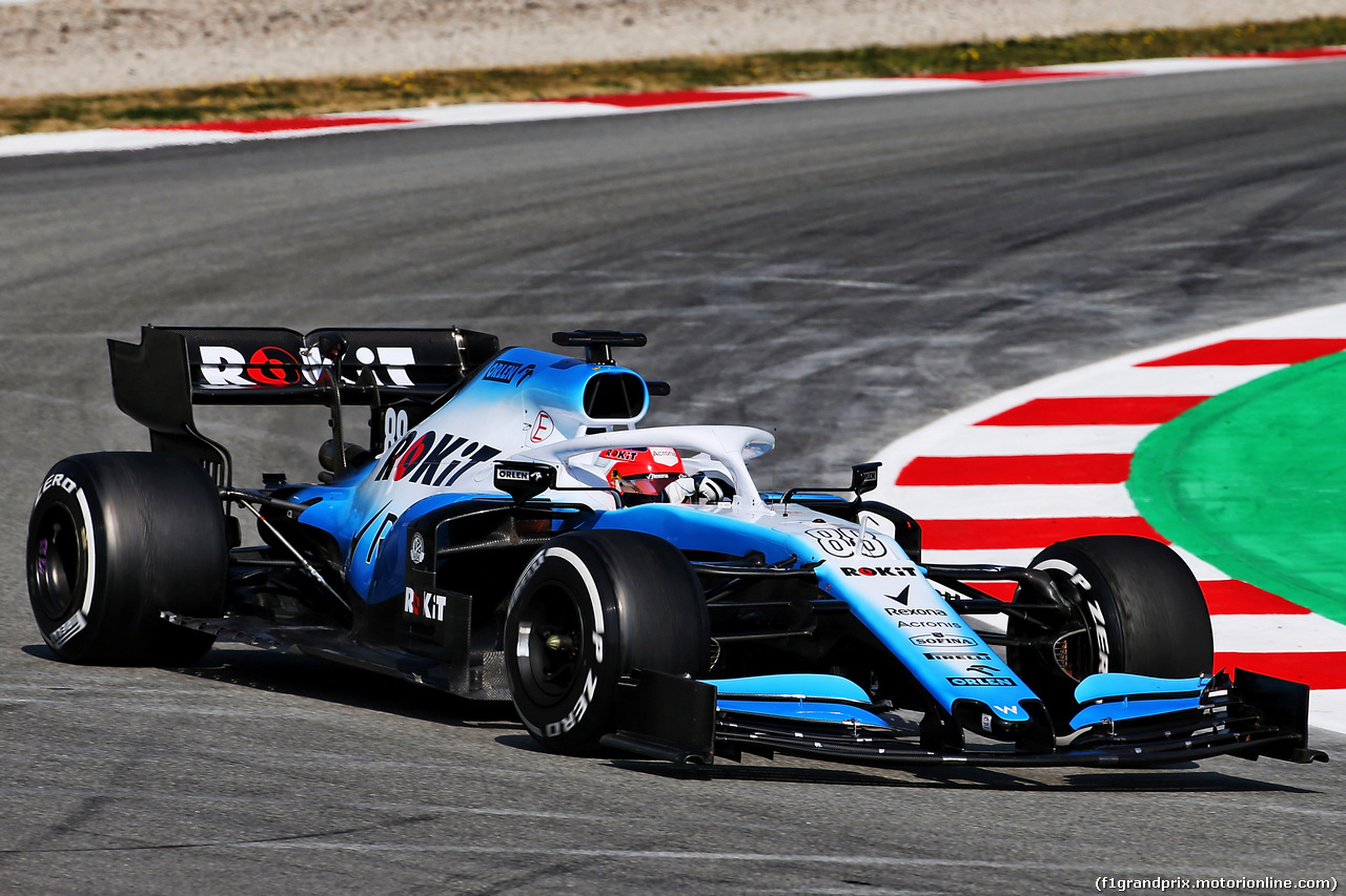 TEST F1 BARCELLONA 21 FEBBRAIO, Robert Kubica (POL) Williams Racing FW42.
21.02.2019.