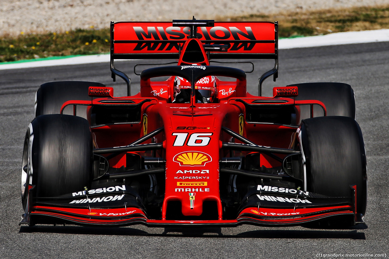 TEST F1 BARCELLONA 21 FEBBRAIO, Charles Leclerc (MON) Ferrari SF90.
21.02.2019.