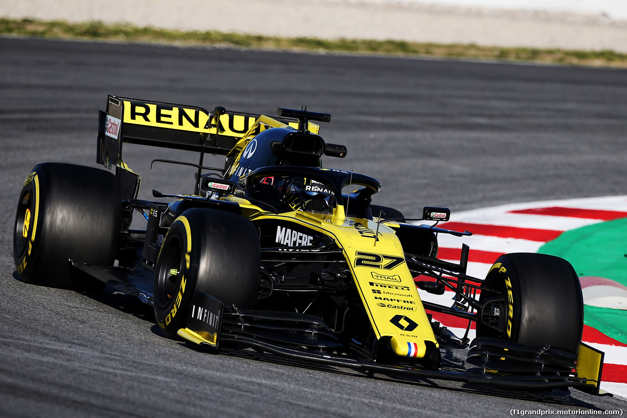 TEST F1 BARCELLONA 26 FEBBRAIO, Nico Hulkenberg (GER) Renault Sport F1 Team RS19.
26.02.2019.