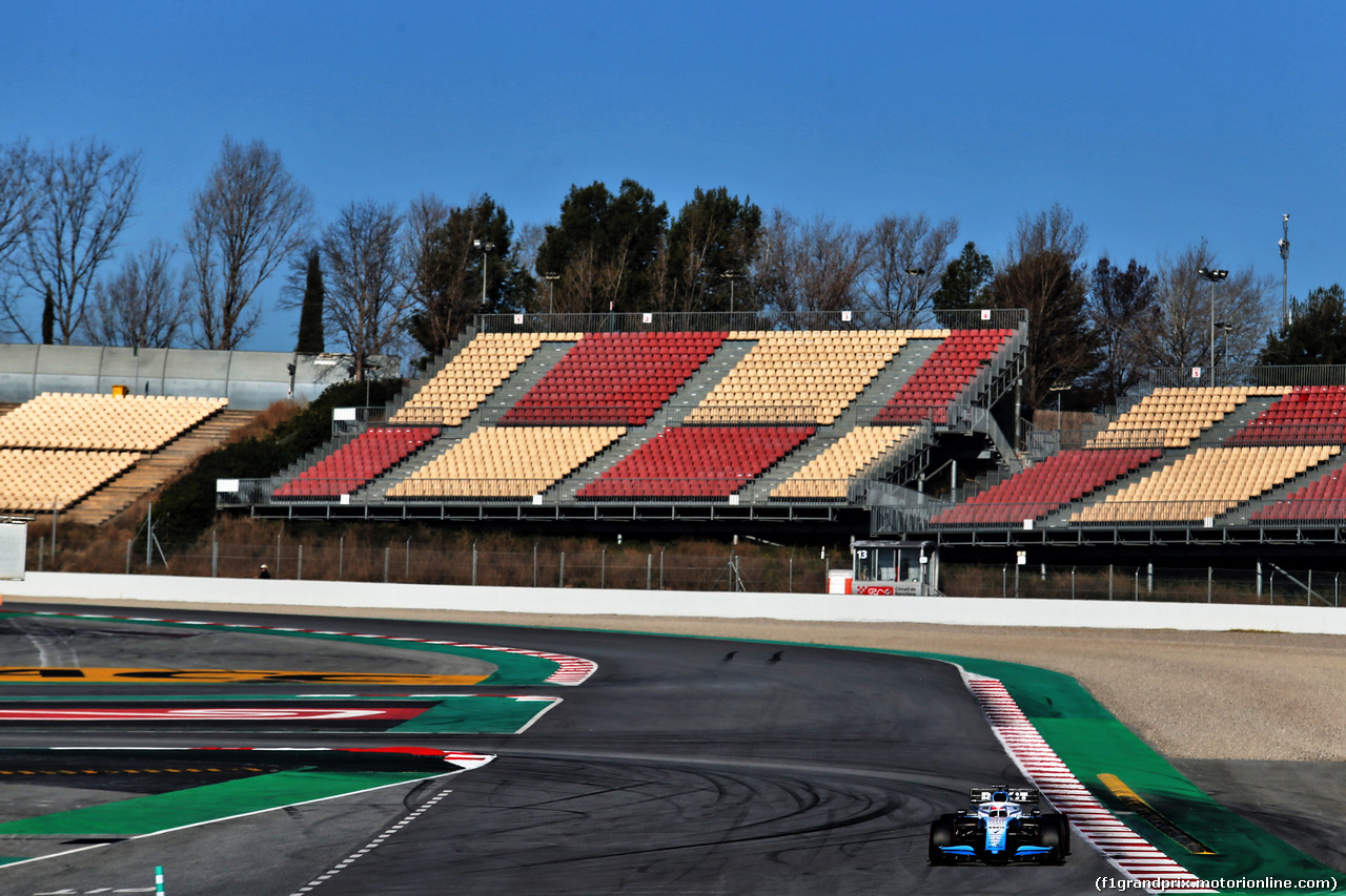 TEST F1 BARCELLONA 26 FEBBRAIO, George Russell (GBR) Williams Racing FW42.
26.02.2019.