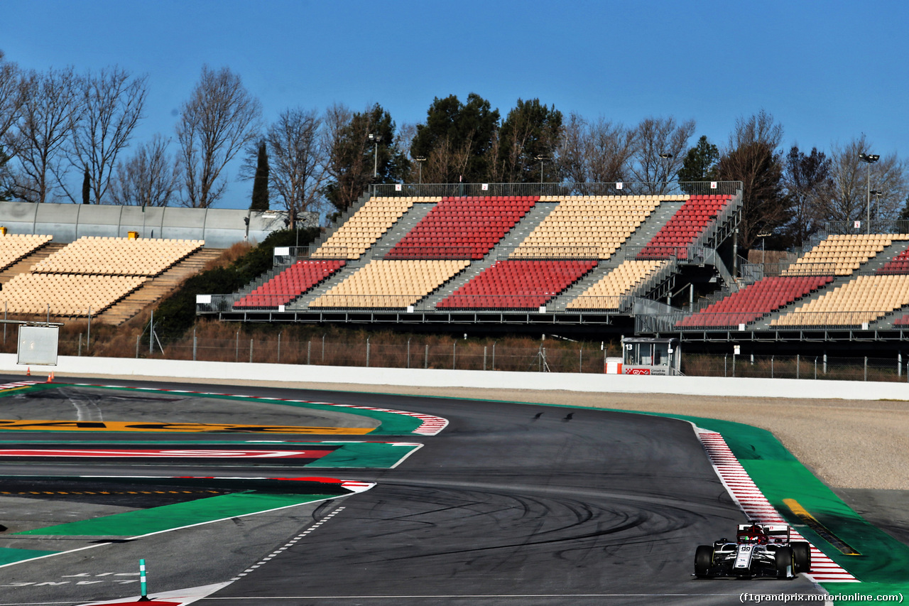 TEST F1 BARCELLONA 26 FEBBRAIO, Antonio Giovinazzi (ITA) Alfa Romeo Racing C38.
26.02.2019.