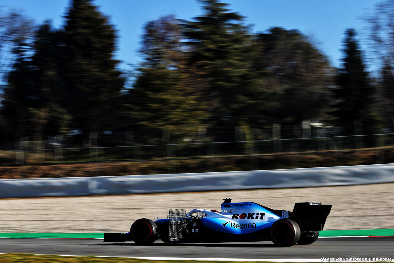 TEST F1 BARCELLONA 27 FEBBRAIO, Robert Kubica (POL) Williams Racing FW42.
27.02.2019.