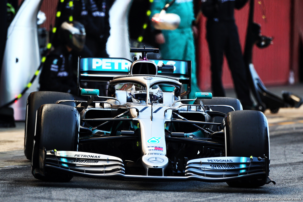 TEST F1 BARCELLONA 27 FEBBRAIO, Valtteri Bottas (FIN) Mercedes AMG F1 W10.
27.02.2019.