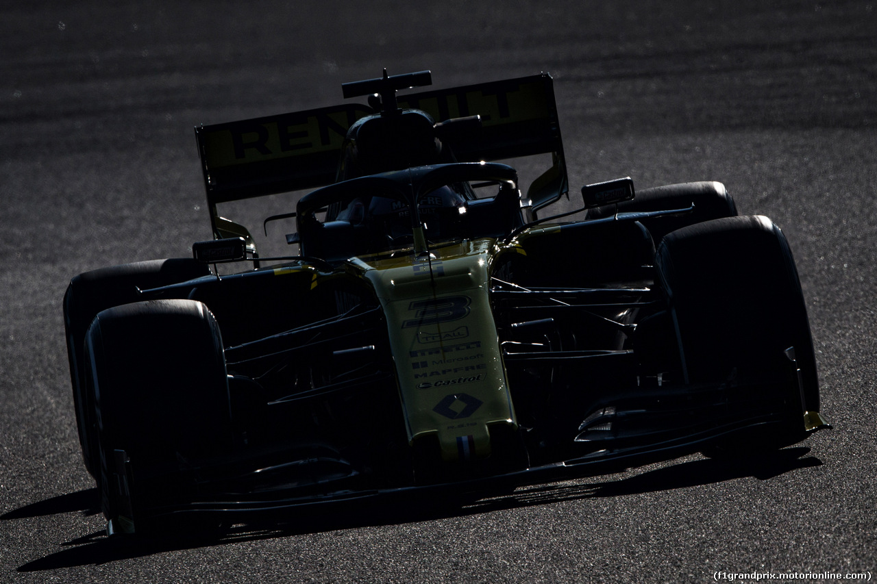TEST F1 BARCELLONA 27 FEBBRAIO, Daniel Ricciardo (AUS) Renault Sport F1 Team RS19.
27.02.2019.