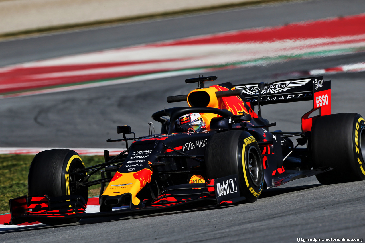 TEST F1 BARCELLONA 27 FEBBRAIO, Max Verstappen (NLD) Red Bull Racing RB14.
27.02.2019.