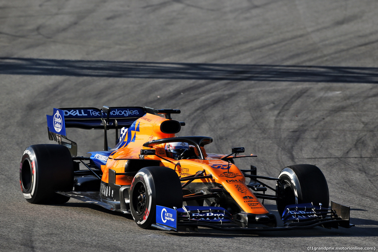 TEST F1 BARCELLONA 27 FEBBRAIO, Carlos Sainz Jr (ESP) McLaren MCL34.
27.02.2019.