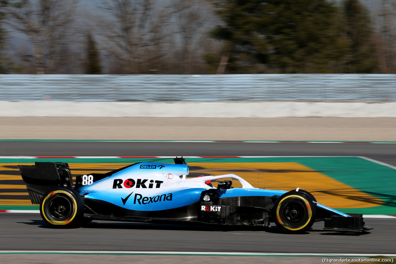 TEST F1 BARCELLONA 27 FEBBRAIO, Robert Kubica (POL) Williams Racing FW42.
27.02.2019.