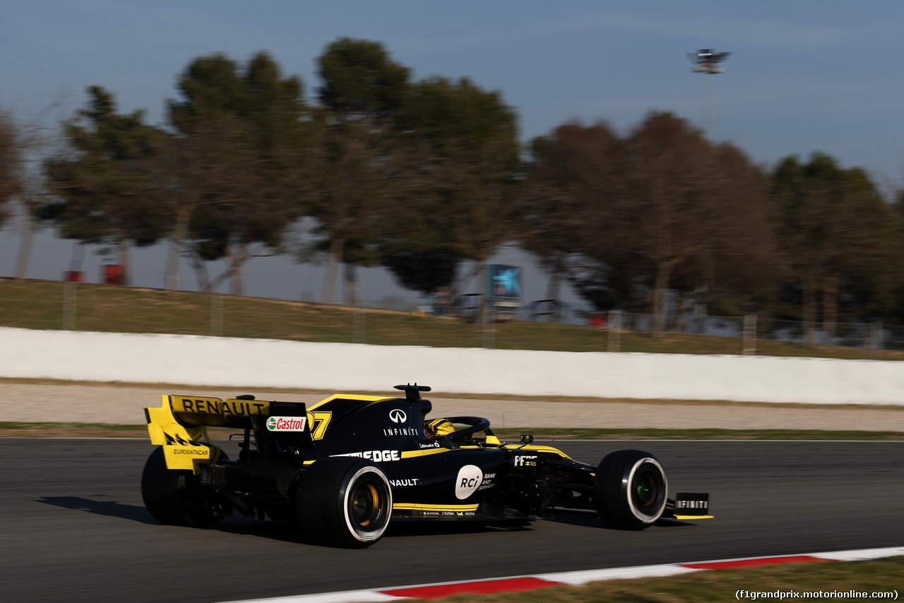 TEST F1 BARCELLONA 27 FEBBRAIO, Nico Hulkenberg (GER), Renault Sport F1 Team 
27.02.2019.
