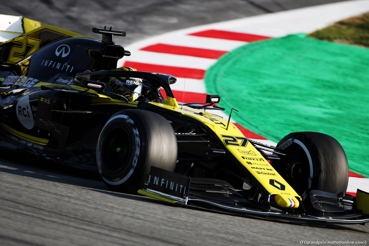 TEST F1 BARCELLONA 28 FEBBRAIO, Nico Hulkenberg (GER) Renault Sport F1 Team RS19.
28.02.2019.