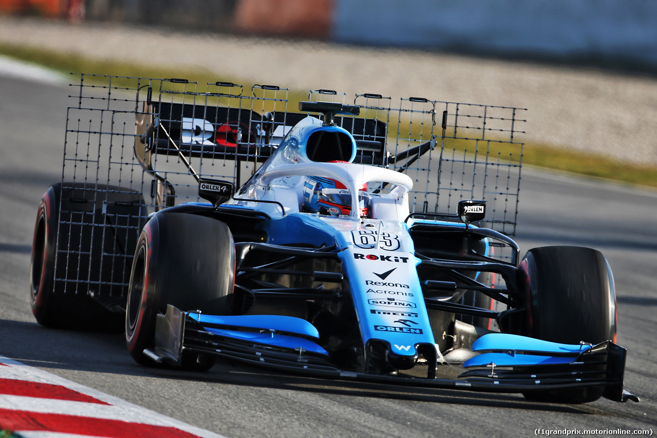TEST F1 BARCELLONA 28 FEBBRAIO, George Russell (GBR) Williams Racing FW42.
28.02.2019.