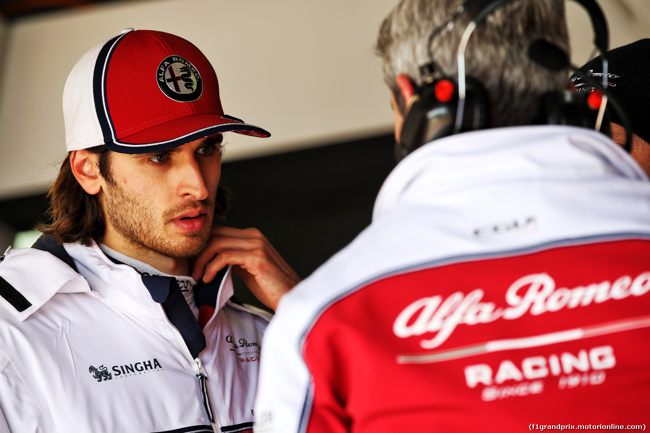 TEST F1 BARCELLONA 28 FEBBRAIO, Antonio Giovinazzi (ITA) Alfa Romeo Racing.
28.02.2019.