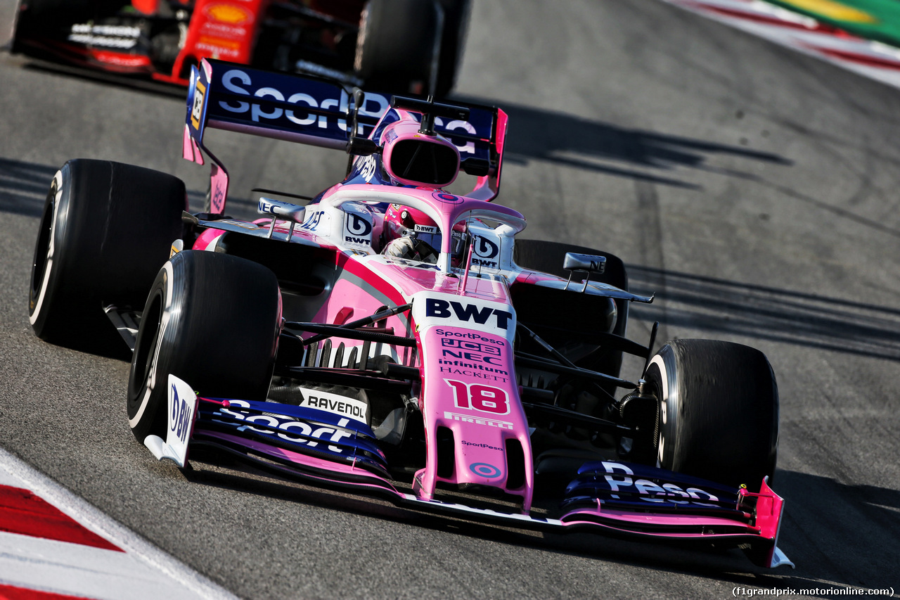 TEST F1 BARCELLONA 28 FEBBRAIO, Sergio Perez (MEX) Racing Point F1 Team RP19.
28.02.2019.