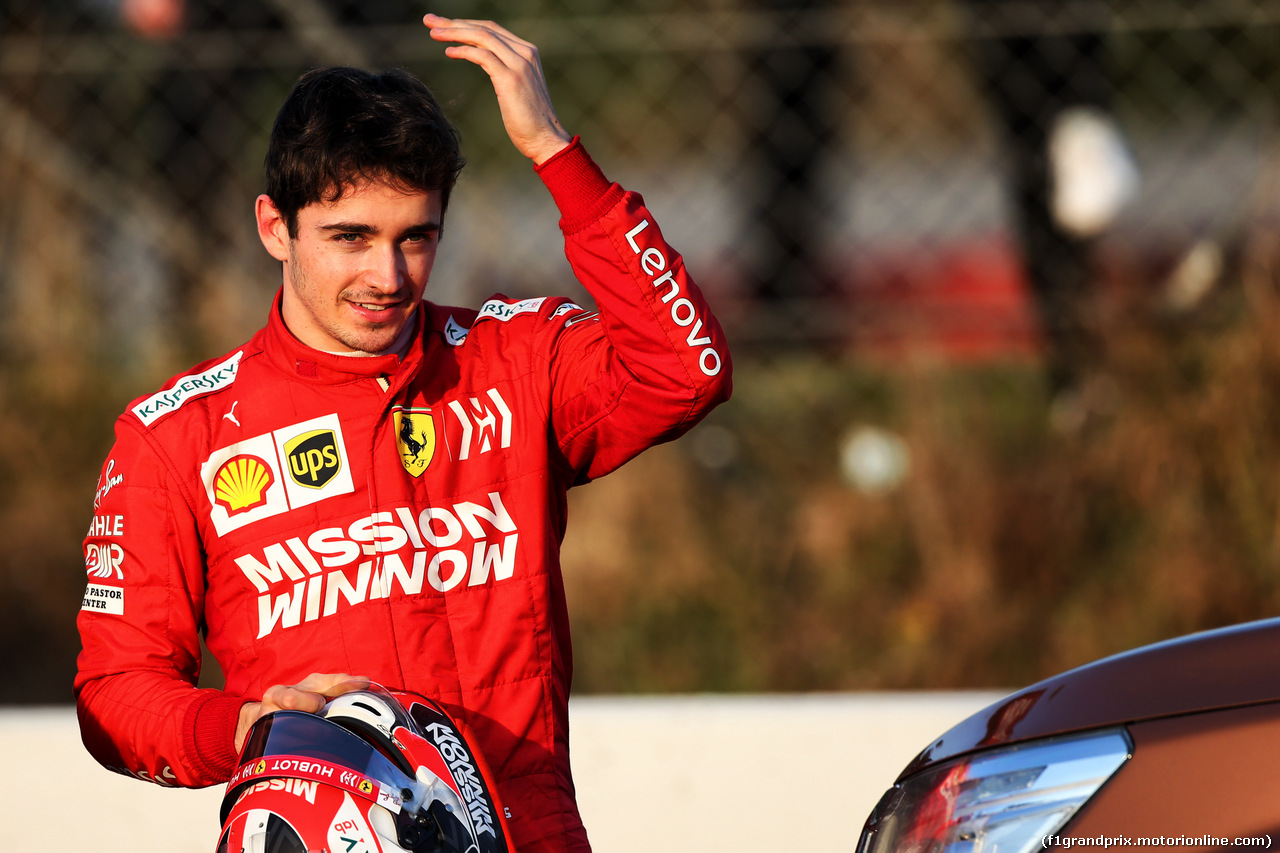 TEST F1 BARCELLONA 28 FEBBRAIO, Charles Leclerc (MON) Ferrari stops on the circuit.
28.02.2019.