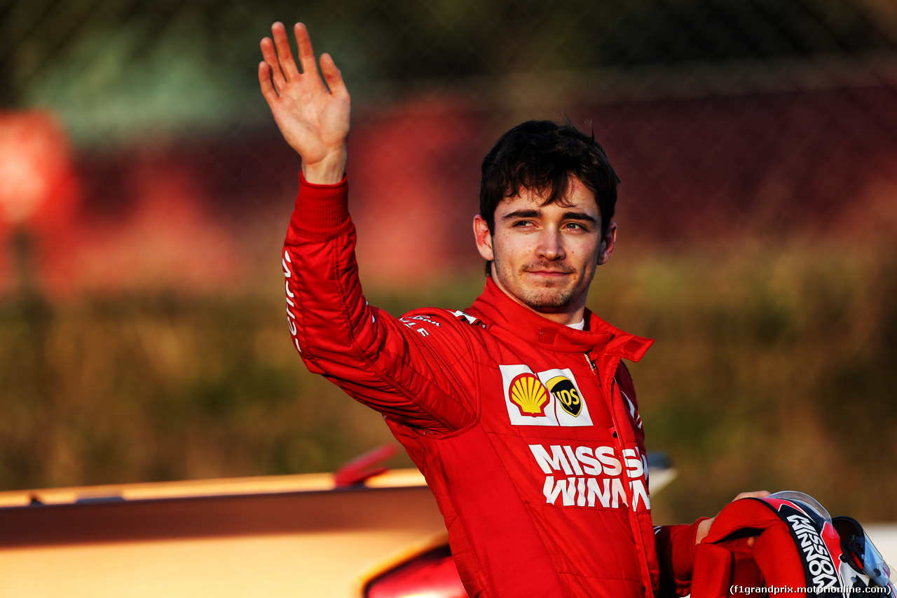 TEST F1 BARCELLONA 28 FEBBRAIO, Charles Leclerc (MON) Ferrari stops on the circuit.
28.02.2019.