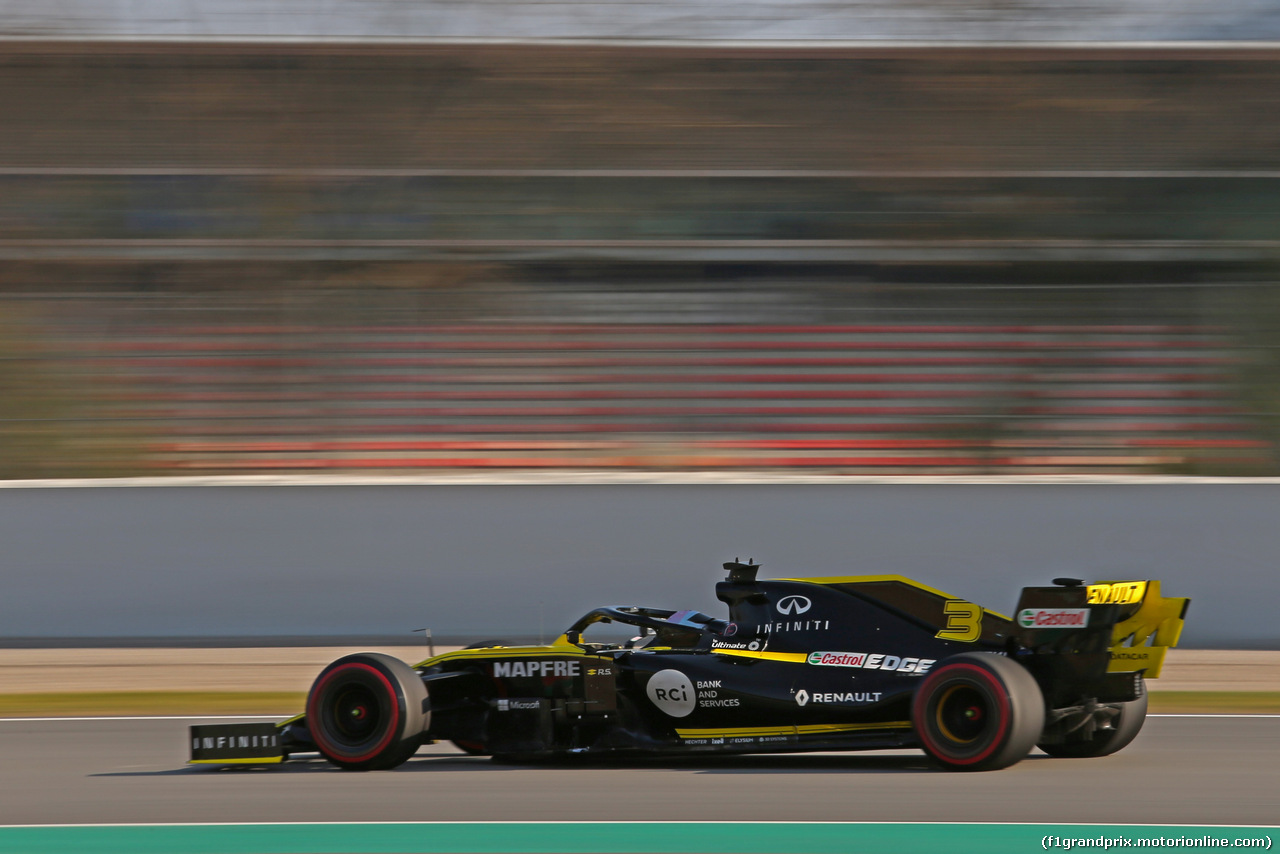 TEST F1 BARCELLONA 28 FEBBRAIO, Daniel Ricciardo (AUS), Renault F1 Team 
28.02.2019.