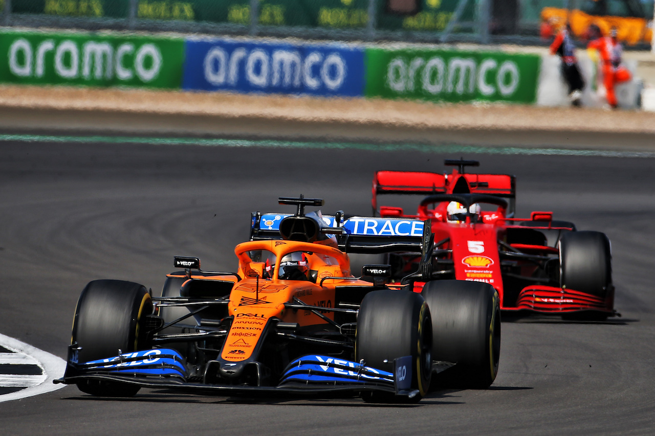 GP 70esimo ANNIVERSARIO, Carlos Sainz Jr (ESP) McLaren MCL35.
09.08.2020. Formula 1 World Championship, Rd 5, 70th Anniversary Grand Prix, Silverstone, England, Gara Day.
- www.xpbimages.com, EMail: requests@xpbimages.com © Copyright: Batchelor / XPB Images