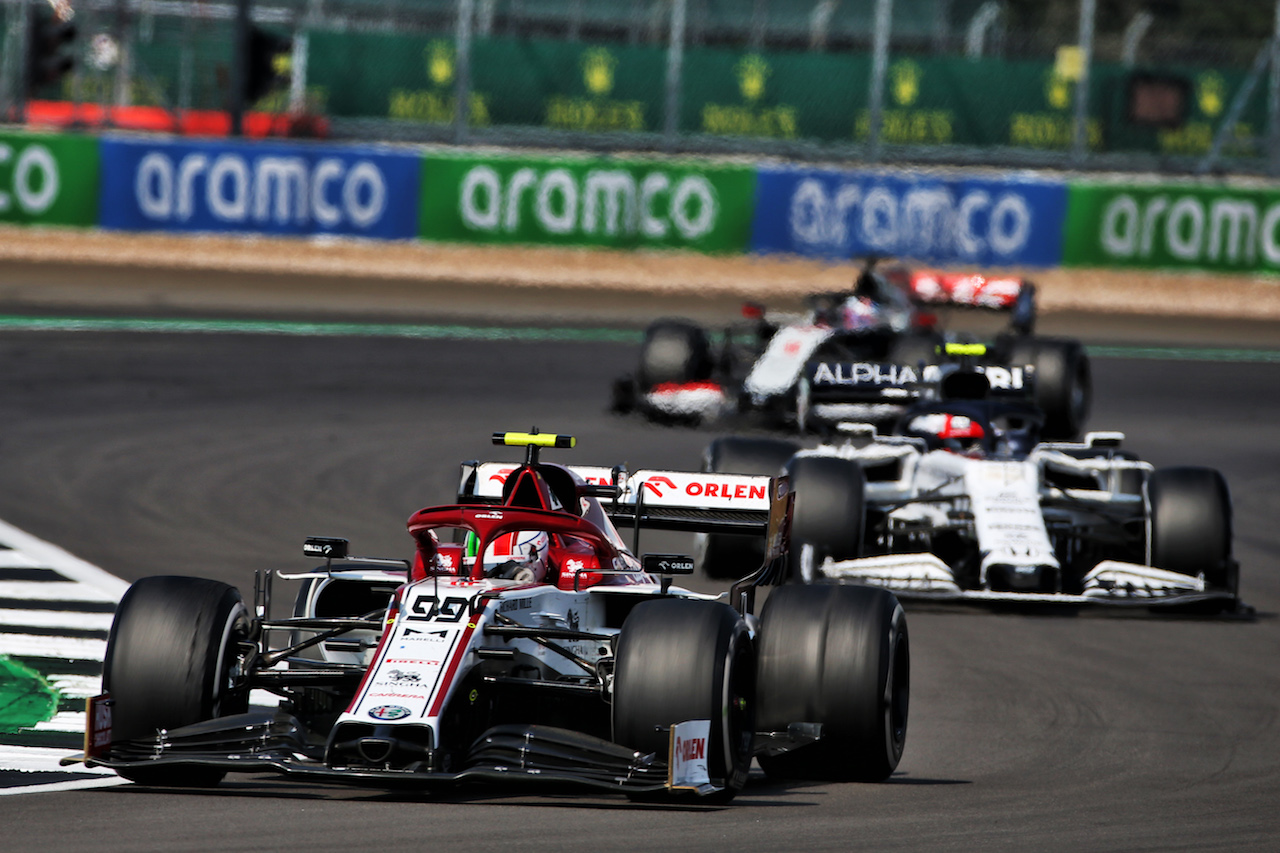 GP 70esimo ANNIVERSARIO, Antonio Giovinazzi (ITA) Alfa Romeo Racing C39.
09.08.2020. Formula 1 World Championship, Rd 5, 70th Anniversary Grand Prix, Silverstone, England, Gara Day.
- www.xpbimages.com, EMail: requests@xpbimages.com © Copyright: Batchelor / XPB Images