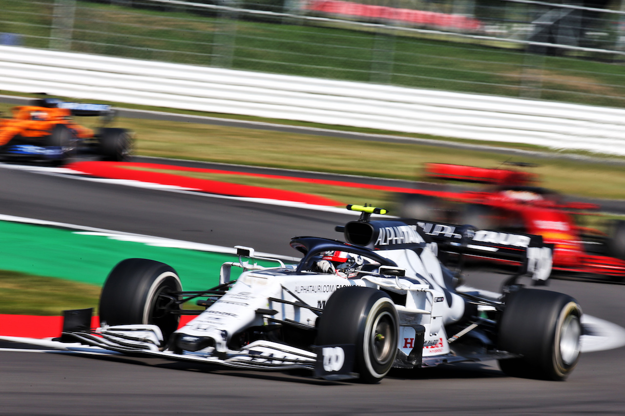 GP 70esimo ANNIVERSARIO, Pierre Gasly (FRA) AlphaTauri AT01.
09.08.2020. Formula 1 World Championship, Rd 5, 70th Anniversary Grand Prix, Silverstone, England, Gara Day.
- www.xpbimages.com, EMail: requests@xpbimages.com © Copyright: Batchelor / XPB Images