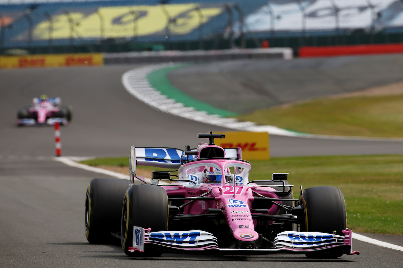 GP 70esimo ANNIVERSARIO, Nico Hulkenberg (GER) Racing Point F1 Team RP20.
08.08.2020. Formula 1 World Championship, Rd 5, 70th Anniversary Grand Prix, Silverstone, England, Qualifiche Day.
- www.xpbimages.com, EMail: requests@xpbimages.com © Copyright: Batchelor / XPB Images
