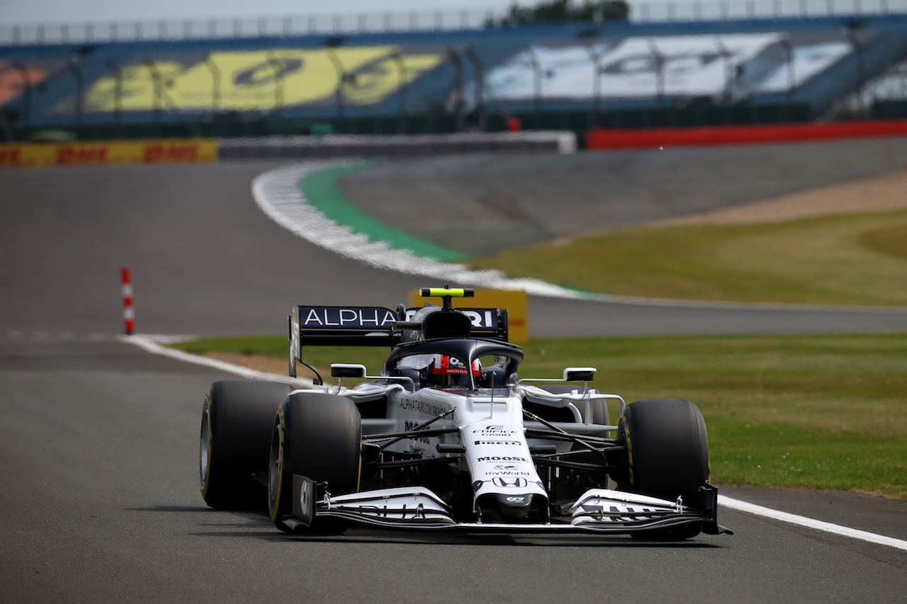 GP 70esimo ANNIVERSARIO, Pierre Gasly (FRA) AlphaTauri AT01.
08.08.2020. Formula 1 World Championship, Rd 5, 70th Anniversary Grand Prix, Silverstone, England, Qualifiche Day.
- www.xpbimages.com, EMail: requests@xpbimages.com ¬© Copyright: Batchelor / XPB Images