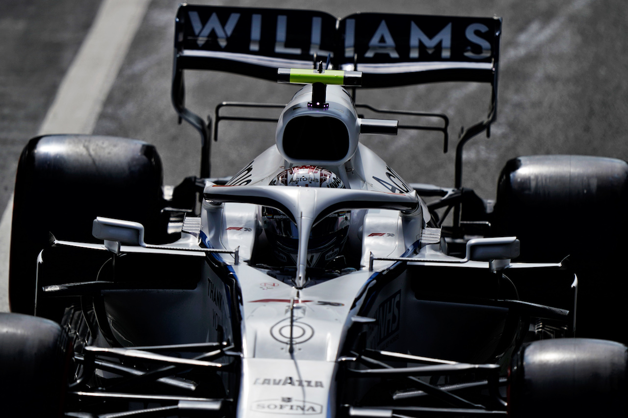 GP 70esimo ANNIVERSARIO, Nicholas Latifi (CDN) Williams Racing FW43.
08.08.2020. Formula 1 World Championship, Rd 5, 70th Anniversary Grand Prix, Silverstone, England, Qualifiche Day.
- www.xpbimages.com, EMail: requests@xpbimages.com © Copyright: Dungan / XPB Images