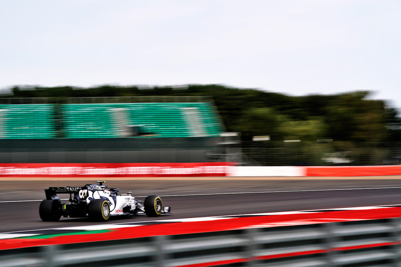 GP 70esimo ANNIVERSARIO, Pierre Gasly (FRA) AlphaTauri AT01.                               
08.08.2020. Formula 1 World Championship, Rd 5, 70th Anniversary Grand Prix, Silverstone, England, Qualifiche Day.
- www.xpbimages.com, EMail: requests@xpbimages.com © Copyright: Dungan / XPB Images