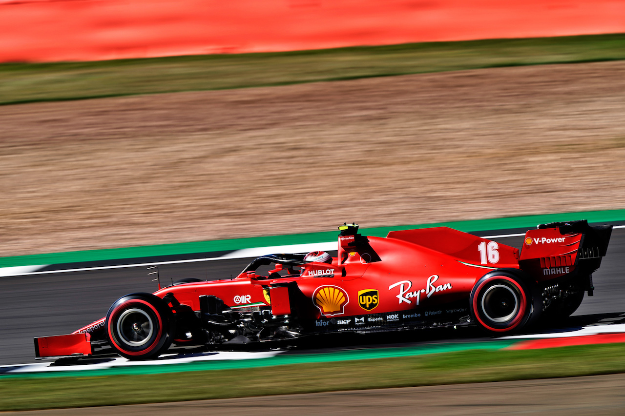 GP 70esimo ANNIVERSARIO, Charles Leclerc (MON) Ferrari SF1000.
07.08.2020. Formula 1 World Championship, Rd 5, 70th Anniversary Grand Prix, Silverstone, England, Practice Day.
- www.xpbimages.com, EMail: requests@xpbimages.com © Copyright: Dungan / XPB Images