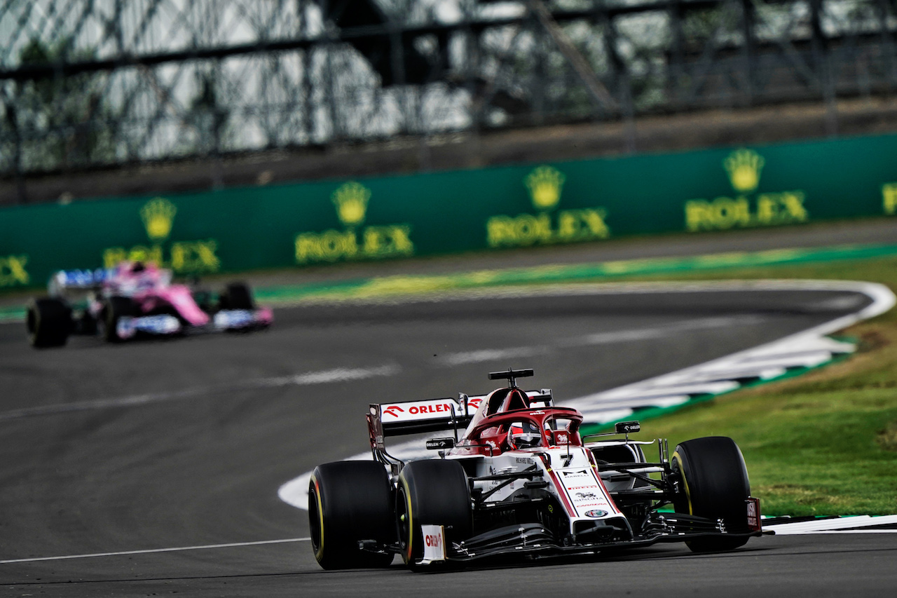GP 70esimo ANNIVERSARIO, Kimi Raikkonen (FIN) Alfa Romeo Racing C39.                               
07.08.2020. Formula 1 World Championship, Rd 5, 70th Anniversary Grand Prix, Silverstone, England, Practice Day.
- www.xpbimages.com, EMail: requests@xpbimages.com © Copyright: Dungan / XPB Images