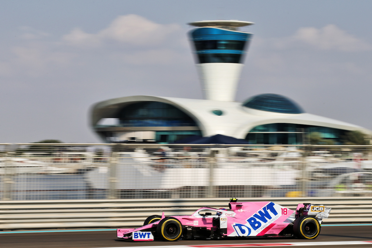 GP ABU DHABI, Lance Stroll (CDN) Racing Point F1 Team RP20.
12.12.2020. Formula 1 World Championship, Rd 17, Abu Dhabi Grand Prix, Yas Marina Circuit, Abu Dhabi, Qualifiche Day.
- www.xpbimages.com, EMail: requests@xpbimages.com © Copyright: Batchelor / XPB Images
