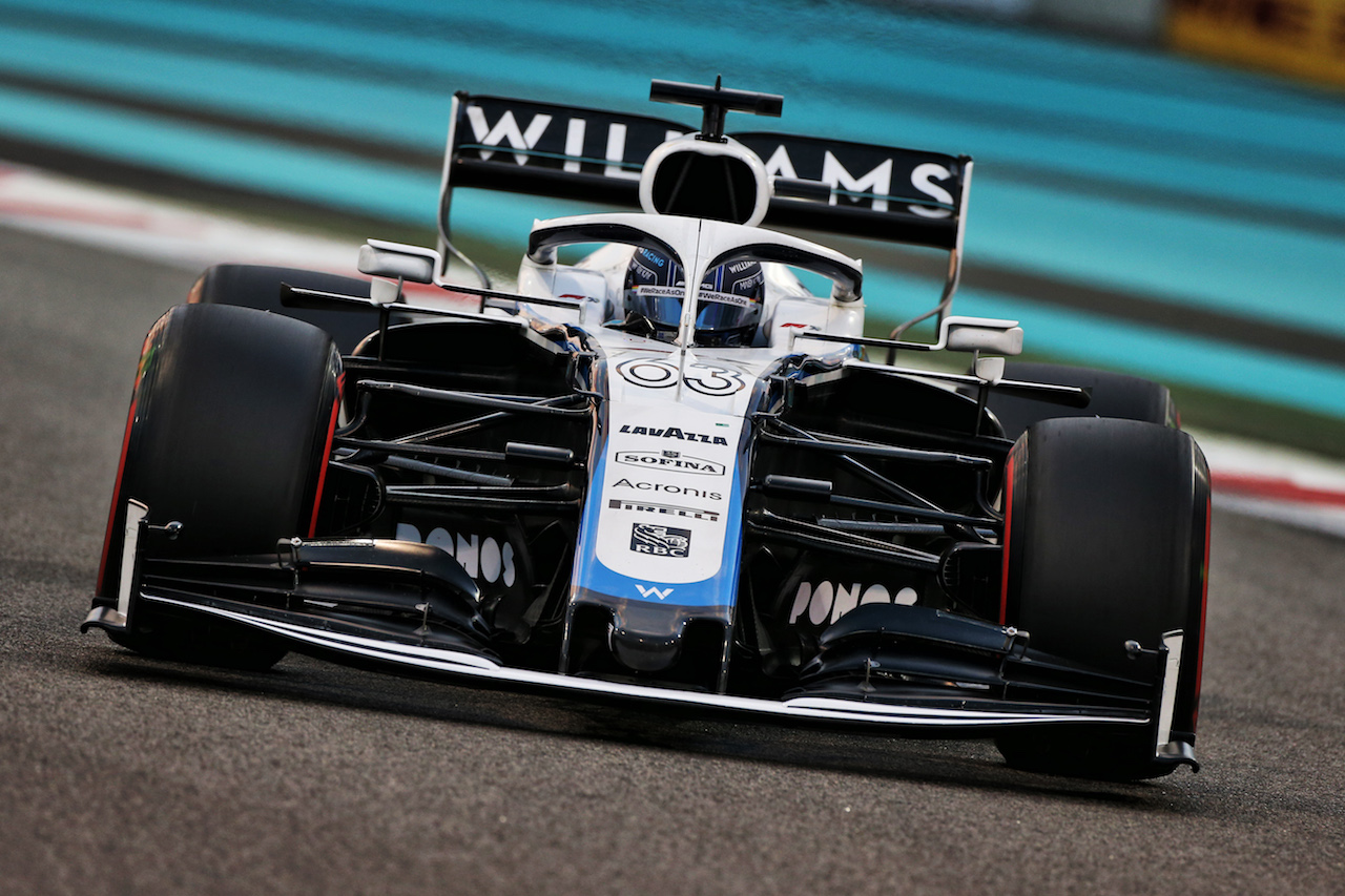 GP ABU DHABI, George Russell (GBR) Williams Racing FW43.
12.12.2020. Formula 1 World Championship, Rd 17, Abu Dhabi Grand Prix, Yas Marina Circuit, Abu Dhabi, Qualifiche Day.
- www.xpbimages.com, EMail: requests@xpbimages.com © Copyright: Moy / XPB Images