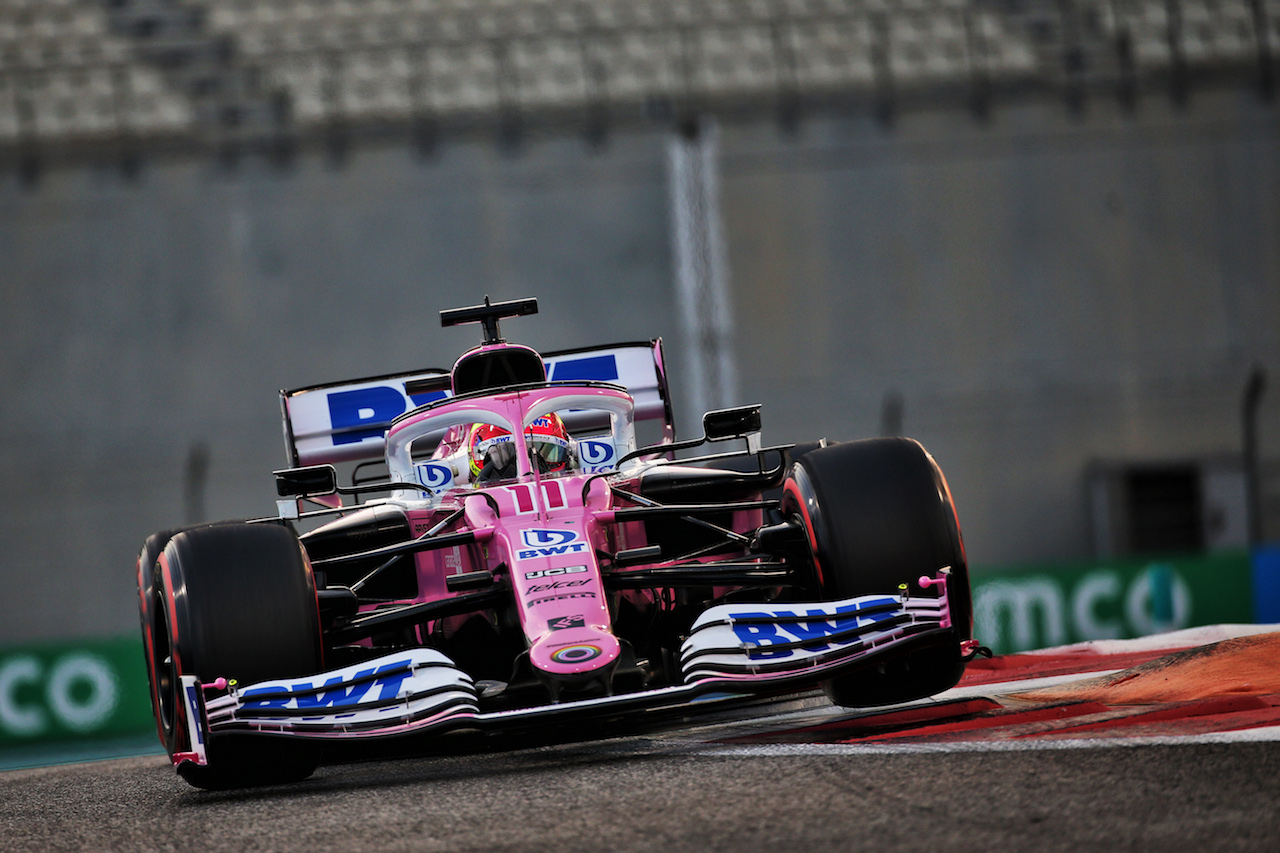 GP ABU DHABI, Sergio Perez (MEX) Racing Point F1 Team RP19.
12.12.2020. Formula 1 World Championship, Rd 17, Abu Dhabi Grand Prix, Yas Marina Circuit, Abu Dhabi, Qualifiche Day.
- www.xpbimages.com, EMail: requests@xpbimages.com © Copyright: Batchelor / XPB Images