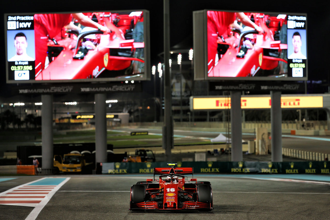 GP ABU DHABI, Charles Leclerc (MON) Ferrari SF1000.
11.12.2020. Formula 1 World Championship, Rd 17, Abu Dhabi Grand Prix, Yas Marina Circuit, Abu Dhabi, Practice Day.
- www.xpbimages.com, EMail: requests@xpbimages.com © Copyright: Batchelor / XPB Images