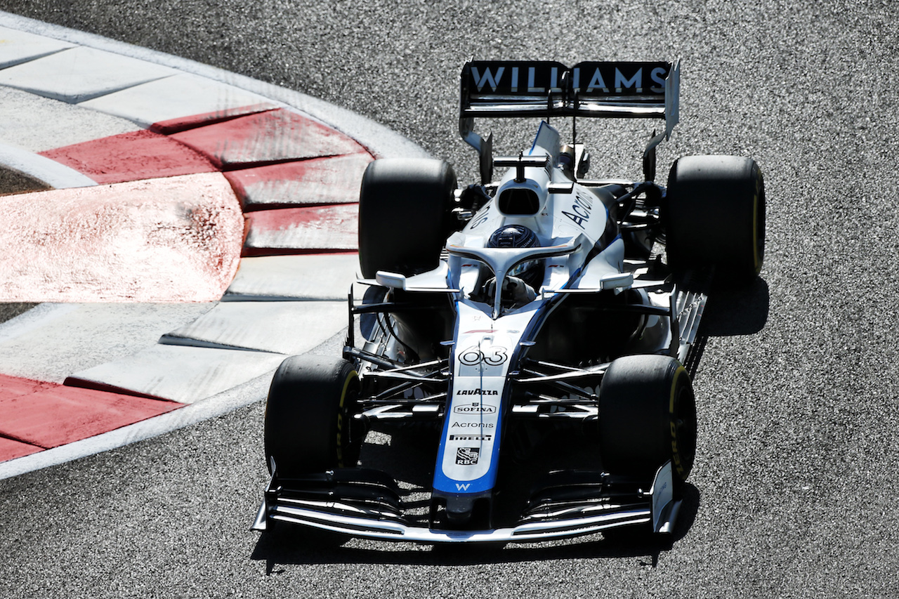 GP ABU DHABI, George Russell (GBR) Williams Racing FW43.
11.12.2020. Formula 1 World Championship, Rd 17, Abu Dhabi Grand Prix, Yas Marina Circuit, Abu Dhabi, Practice Day.
- www.xpbimages.com, EMail: requests@xpbimages.com © Copyright: Moy / XPB Images