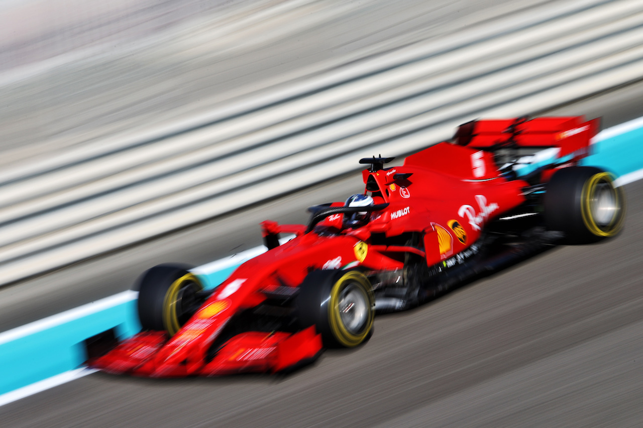 GP ABU DHABI, Sebastian Vettel (GER) Ferrari SF1000.
11.12.2020. Formula 1 World Championship, Rd 17, Abu Dhabi Grand Prix, Yas Marina Circuit, Abu Dhabi, Practice Day.
- www.xpbimages.com, EMail: requests@xpbimages.com © Copyright: Moy / XPB Images