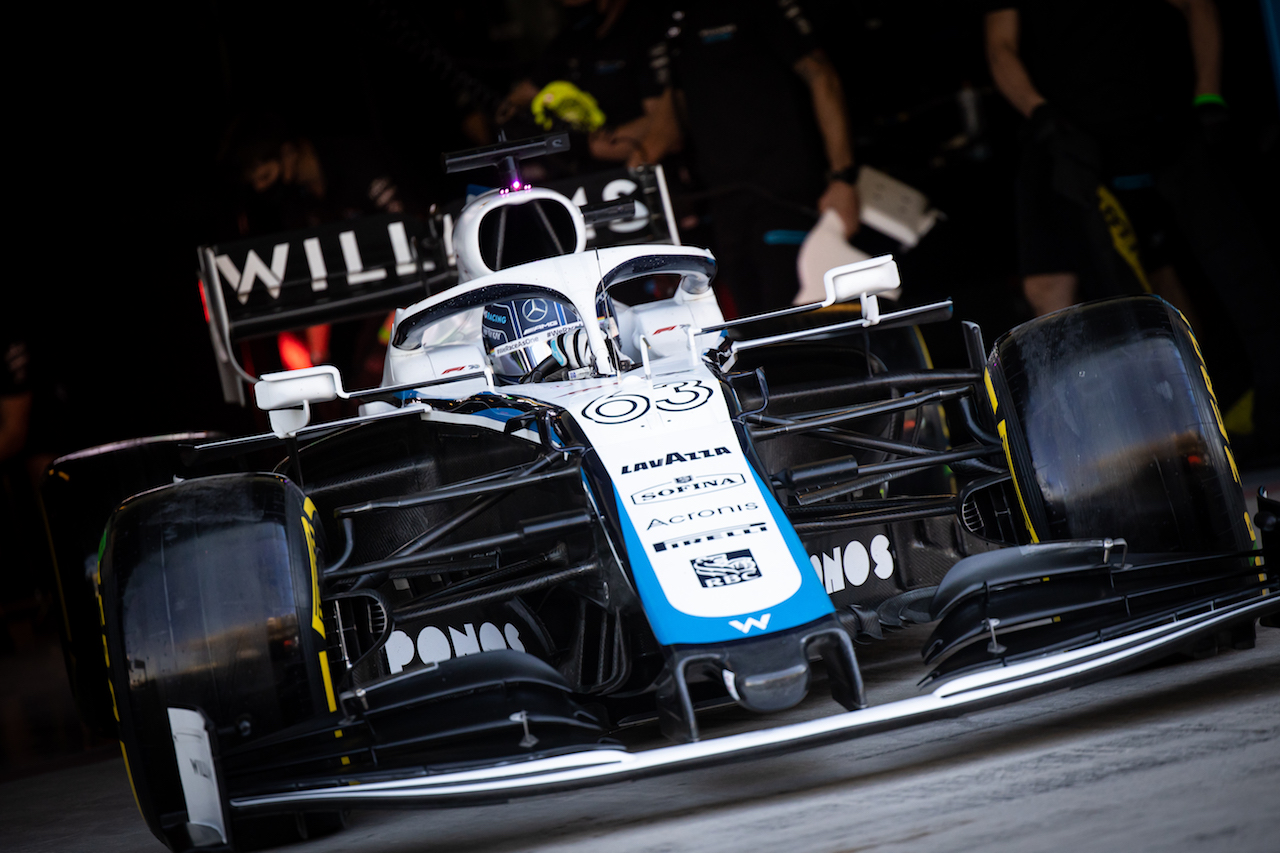 GP ABU DHABI, George Russell (GBR) Williams Racing FW43.
11.12.2020. Formula 1 World Championship, Rd 17, Abu Dhabi Grand Prix, Yas Marina Circuit, Abu Dhabi, Practice Day.
- www.xpbimages.com, EMail: requests@xpbimages.com © Copyright: Bearne / XPB Images