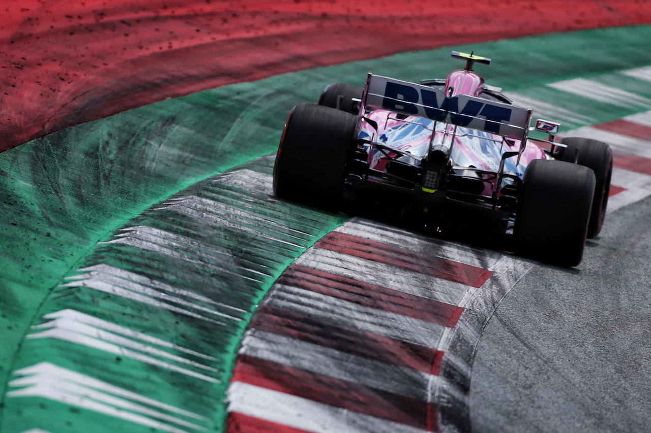 GP AUSTRIA, Lance Stroll (CDN) Racing Point F1 Team RP20.
04.07.2020. Formula 1 World Championship, Rd 1, Austrian Grand Prix, Spielberg, Austria, Qualifiche Day.
- www.xpbimages.com, EMail: requests@xpbimages.com © Copyright: Charniaux / XPB Images